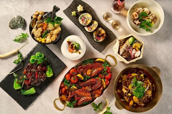 인스파이어 엔터테인먼트 리조트의 뷔페 레스토랑 '셰프스 키친'에서 준비한 보양식 메뉴. 인스파이어 제공