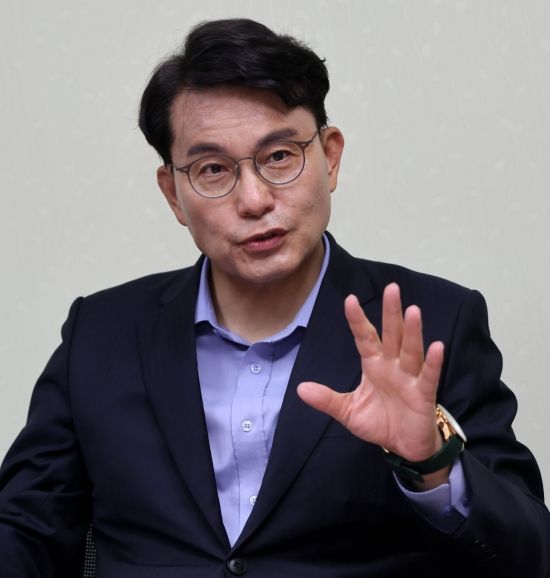 윤상현 국민의힘 의원이 아시아경제와 인터뷰를 하고 있다. 윤동주 기자