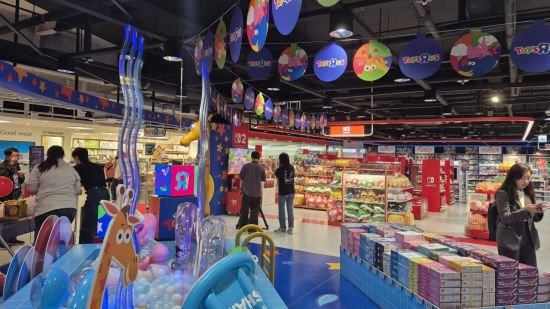 2층 토이러저스 매장 모습. 이민지 기자.