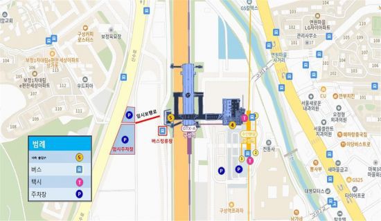 경부고속도로 서쪽에서 접근이 가능하도록 구성역에 새 출입구(5번 출입구)가 생긴다. 국토교통부 제공