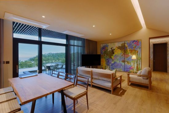 최상급 빌라 객실 '빌라 루나 풀 오션' 전경. 소노인터내셔널 제공.