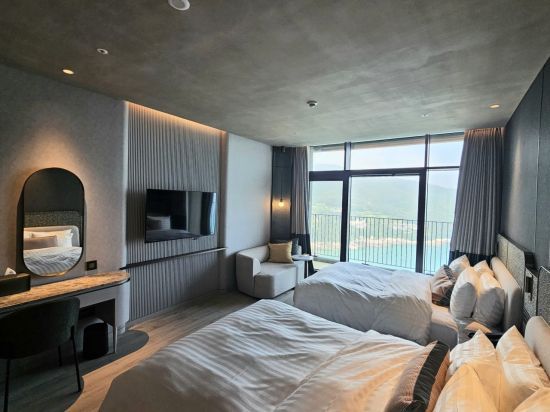 쏠비치 남해 호텔 내 디럭스 오션뷰 평형 객실. 박재현 기자