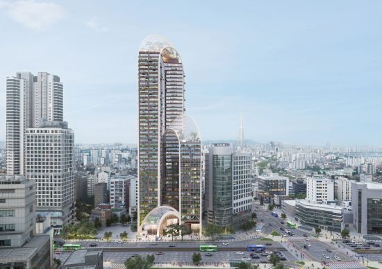 강동구 성내동 산수경 조감도. 서울시