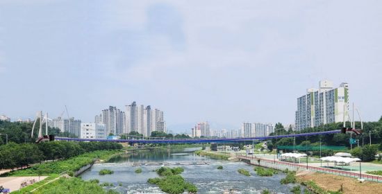 출렁다리 조감도. 중랑구 제공.