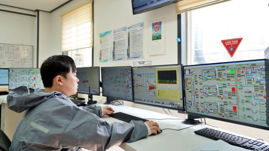 영풍 석포제련소 무방류 시스템 분산제어시스템(DCS) 룸 모습. 영풍