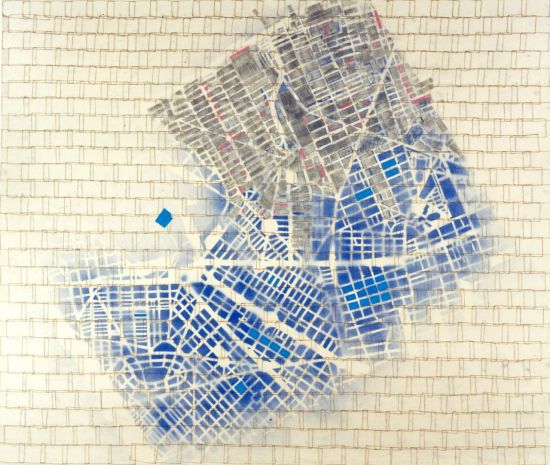 마크 브래드포드의 '파랑(2005). 아모레퍼시픽미술관