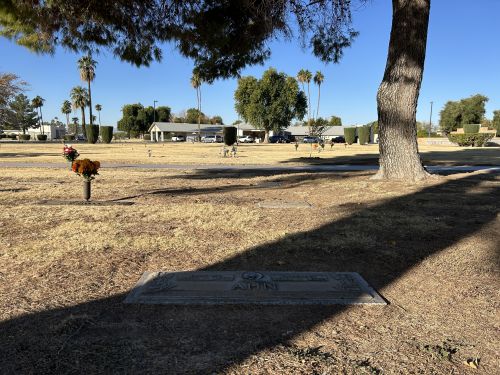 미국 애리조나주 선랜드 메모리얼 파크에 안장된 안중근 의사 조카 독립운동가 안원생 지사 묘소. 국가보훈부 제공