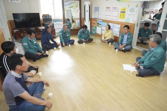 안동시산불피해대책특별위원회 현장방문(남후,남후농공단지,길안,임동)