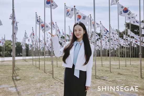 신세계스퀘어 오늘의올림 송출 영상. 신세계백화점 제공