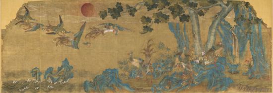 오일영·이용우 '봉황도'[사진=국가유산청 제공]