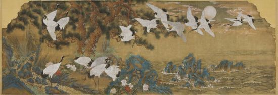 김은호 '백학도'[사진=국가유산청 제공]