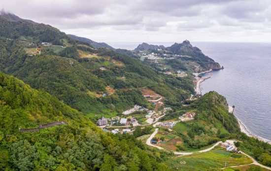 경북 울릉군 울릉읍 옥천전망대. 울릉군청