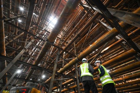 서울 강남구 영동대로 지하공간 복합개발 건설공사 현장. 2025.04.23 윤동주 기자