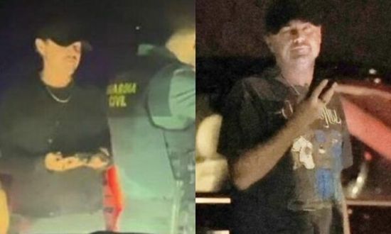 스페인 이비자섬에서 포착된 할리우드 배우 리어나도 디캐프리오. 경찰 수색을 기다리고 있는 모습. GAZETA EXPRESS