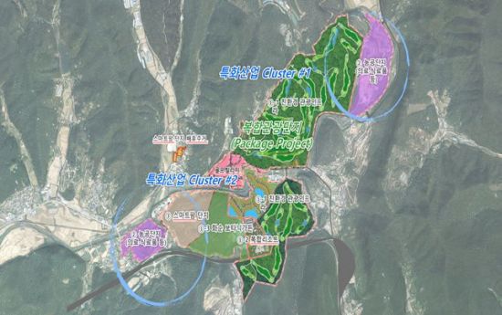 화순폐광 경제진흥개발사업 조성계획안. 전남도 제공