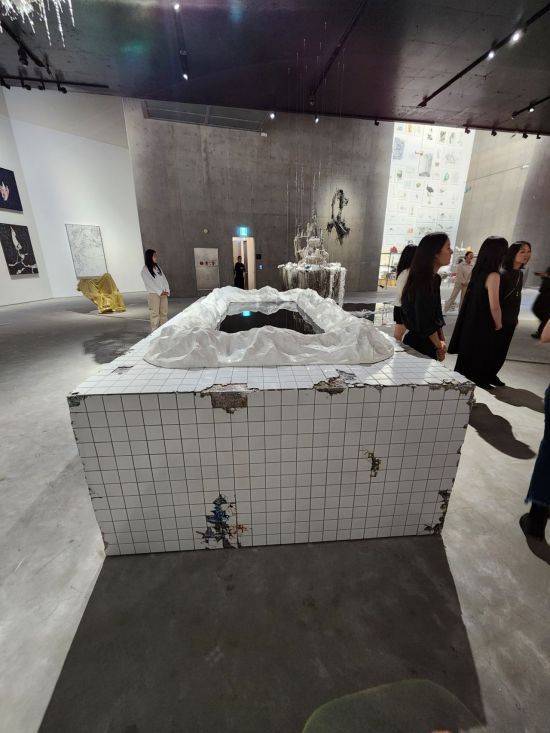 박종철 고문치사 사건을 연상케 하는 전시물. 서믿음 기자