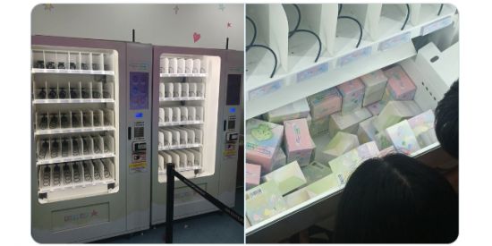 중국 남녀가 싹쓸이해간 팝업스토어 모습. 온라인 커뮤니티·엑스