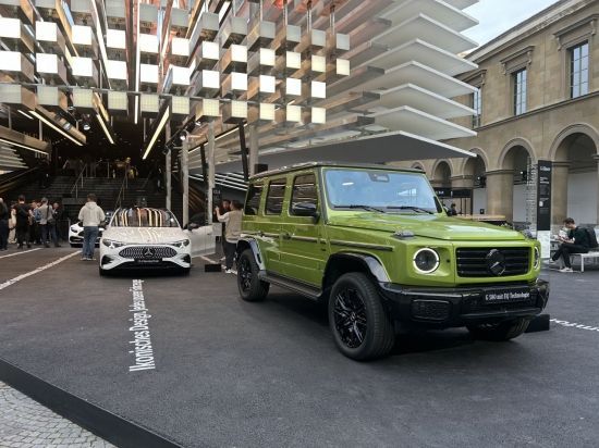 메르세데스-벤츠 파빌리온 전시장. 오현길 기자