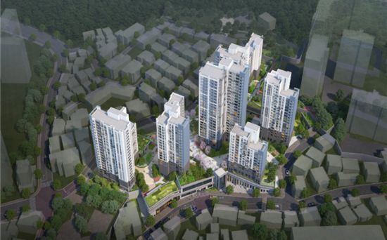 서대문구 홍은동 10-18번지 일대 모아타운 조감도. 서울시