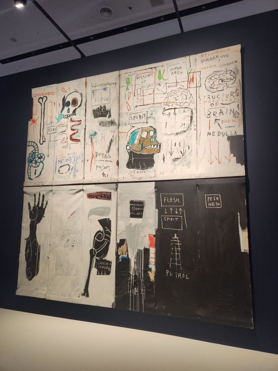 장 미셸 바스키야의 'Flesh and Spirit'(1982~1983). 서믿음 기자