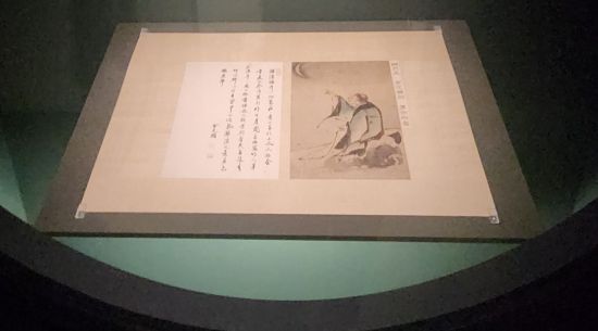 이정이 그린 유일한 인물화인 '문월도'. 달빛 아래에서 책을 읽는 선비의 모습을 그렸다. 서믿음 기자