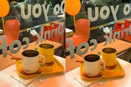 같은 조건에서 아이폰 16 프로로 찍은 사진(왼쪽)과 아이폰 에어로 찍은 사진. 이명환 기자