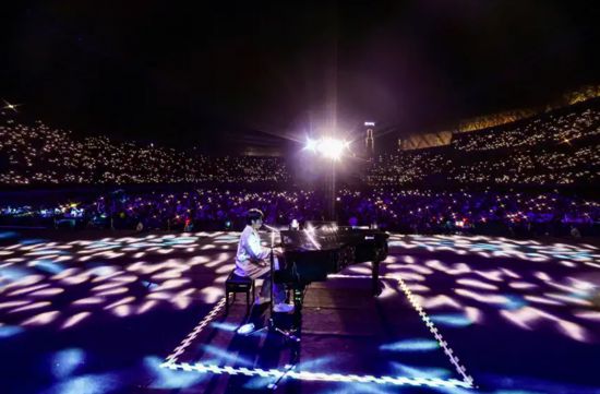 중화권 스타 왕리홍의 콘서트 장면. 사진은 기사의 특정 내용과 관련 없음. 중국의 공연·전시·스포츠 경기·관광 티켓 예매 사이트 다허퍄오왕