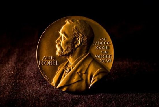 노벨상 메달. 노벨위원회 홈페이지 캡처