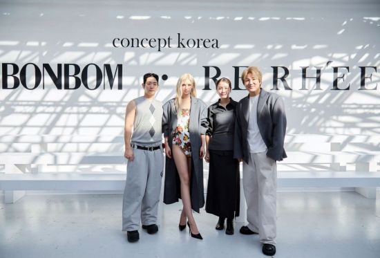 왼쪽부터 디자이너 조본봄, 아티스트 전소미, 디자이너 주현정, 디자이너 이준복