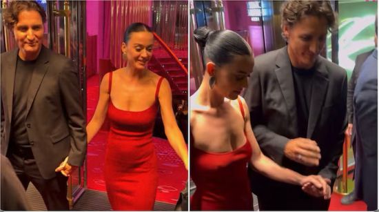 쥐스탱 트뤼도 전 캐나다 총리와 케이티 페리. SNS 갈무리