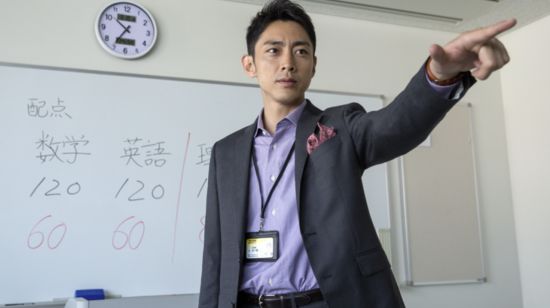 2016년 드라마 '수험의 신데렐라'에 출연한 고이즈미 고타로. NHK.