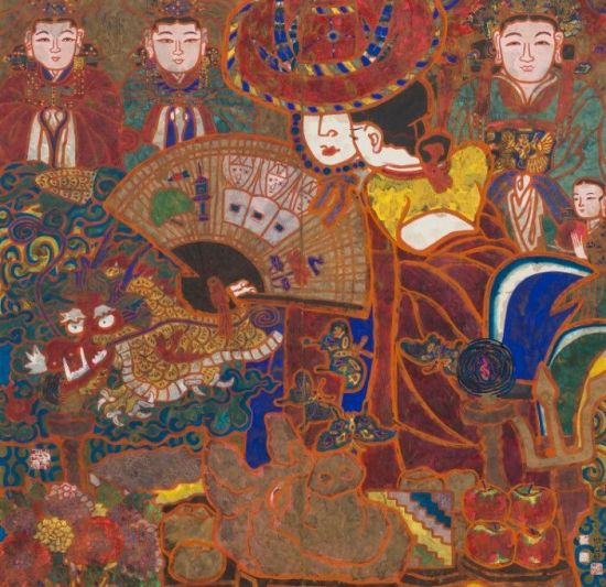 박생광 '무속3'(1980년). 국립현대미술관 제공