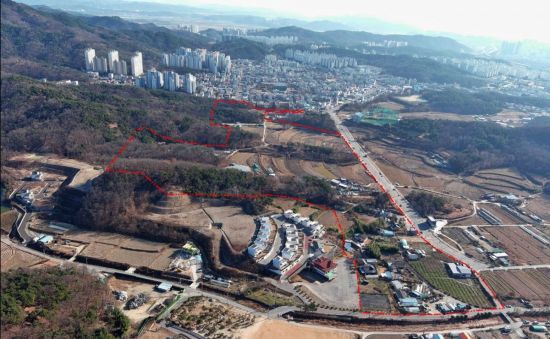 구미 봉곡신도시지구 도시개발구역 사업구역 전경사진/구미시청 제공