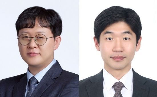 연구진, 최성득 교수(좌)와 제1저자인 이상진 박사. UNIST 제공