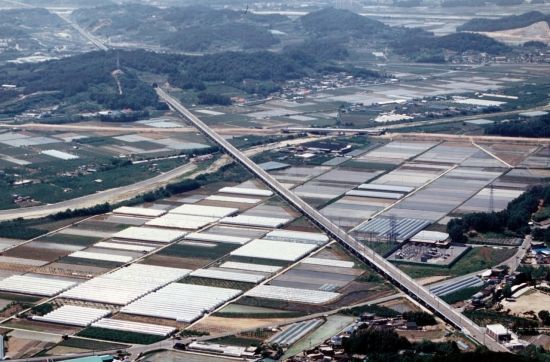 김천시 율곡동 2006년 혁신도시 전경.