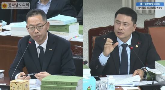 임형석 전남도의원이 취업 청년들의 출산·육아 공백에 대해 지적하고 있다. 전남도의회 제공