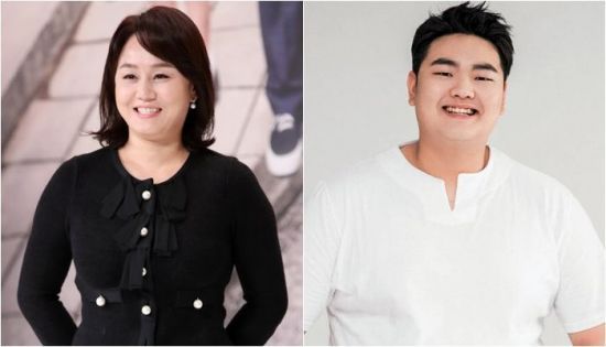 이경실과 손보승 모자. 연합뉴스·마다엔터테인먼트