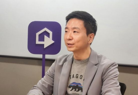 지난달 24일 정지하 트립비토즈 대표가 아시아경제와 인터뷰하고 있다. 사진=박유진 기자