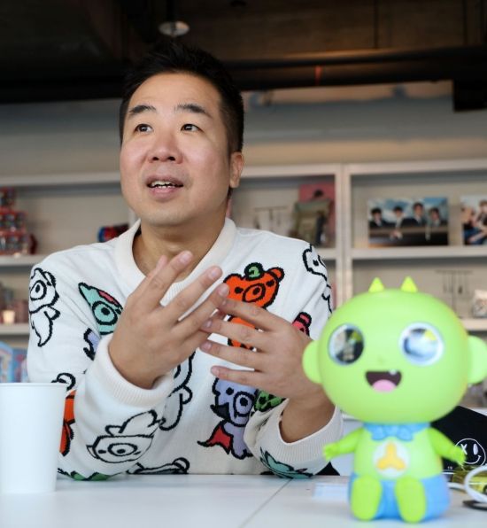 박세원 엑스오소프트 대표가 아시아경제와 인터뷰를 하고 있다. 윤동주 기자