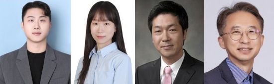 사진 왼쪽부터 오경석 연세대 연구원, 이지은 고려대 연구원, 곽상규 고려대 교수, 이상영 연세대 교수. 연세대 제공