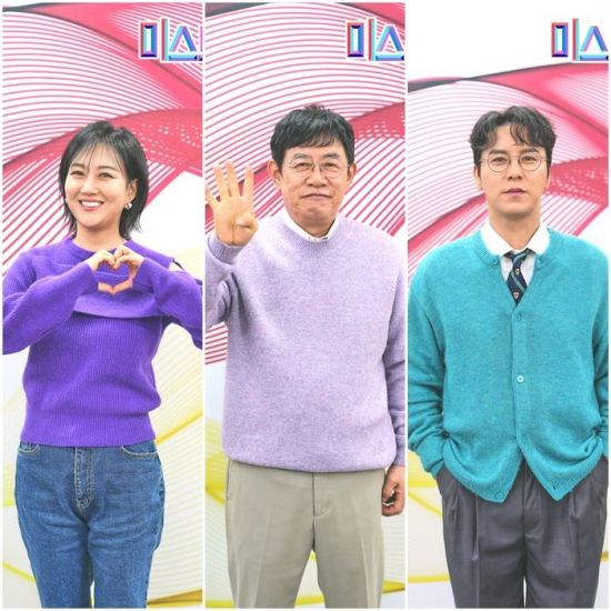 (왼쪽부터)장윤정, 이경규, 장민호. TV조선 제공