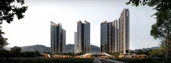 부산 온천5구역 재개발 사업 투시도. HDC현대산업개발 제공