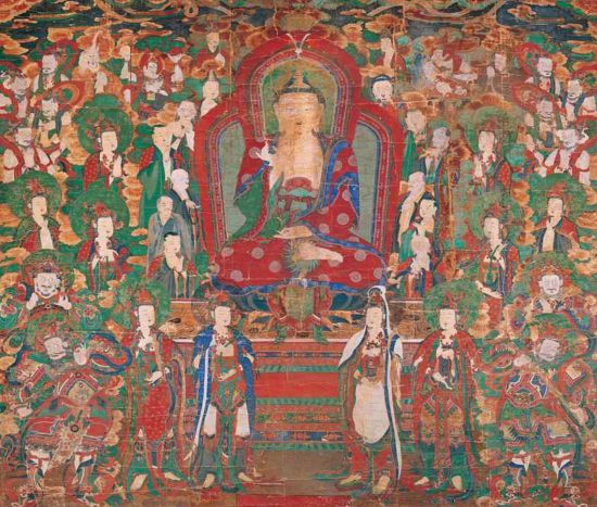 가평 현등사 아미타여래설법도