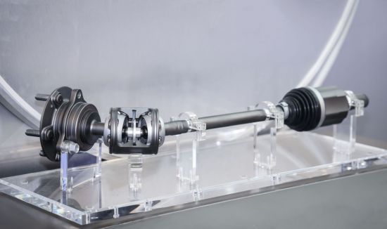 현대위아가 세계 최대 전자·IT 전시회 CES 2026에서 전시한 '듀얼 등속조인트(Dual C.V.Joint)' 현대위아