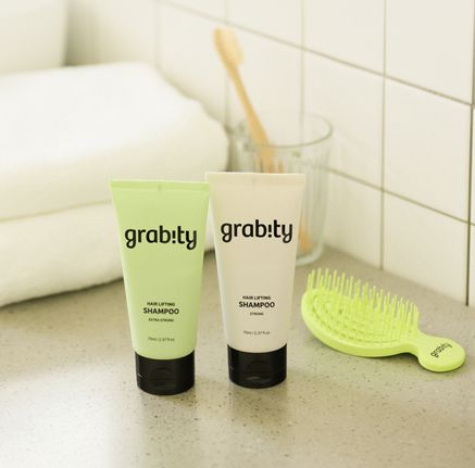 그래비티 샴푸 소용량 제품 이미지