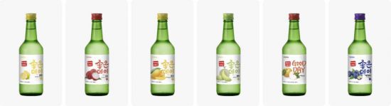 무학의 수출용 과일소주 '좋은데이'