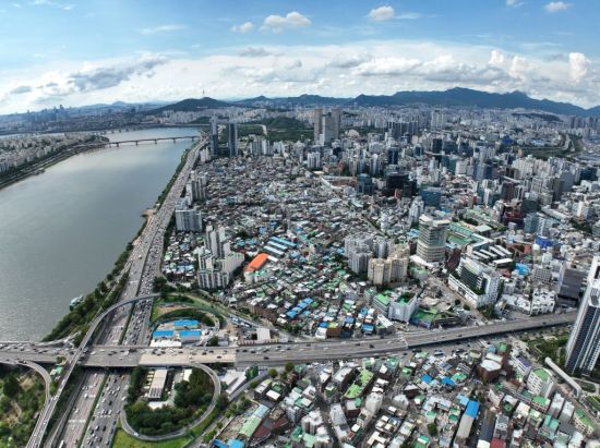 성수전략정비구역 4지구 전경