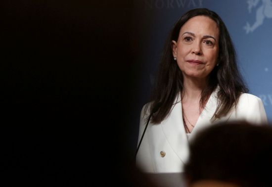 베네수엘라 야권 지도자 마리아 코리나 마차도. 로이터연합뉴스