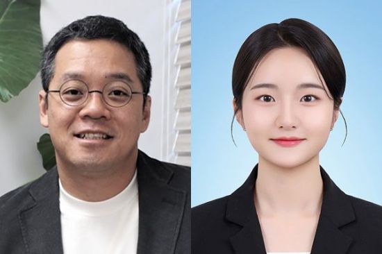 연구팀 사진. 왼쪽부터 노재석 연세대 생화학과 교수, 박민지 대학원생. 연세대 제공