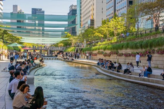 청계천. 서울시설공단 제공.